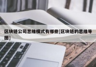 区块链公司思维模式有哪些[区块链的思维导图]