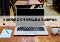 南昌区块链公司没有吗[江西省区块链行业协会]